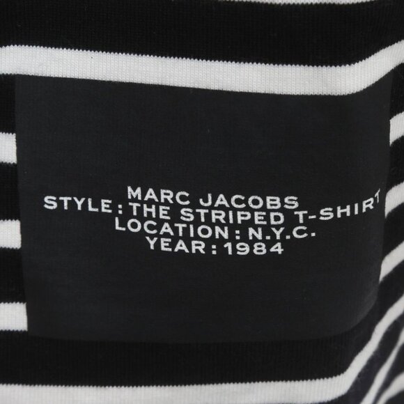 Marc Jacobs Striped Cotton Long Sleeve T-Shirt XL Luxe Minimalist EUC MSRP $295 - Picture 6 of 11